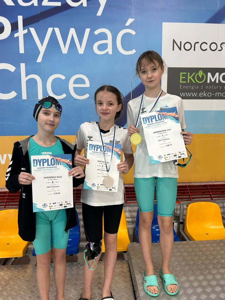 Medalowe łowy pływaków w Ciechanowie. Pięć krążków Daniiła