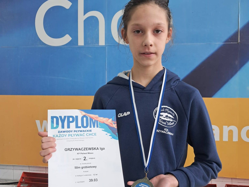 Medalowe łowy pływaków w Ciechanowie. Pięć krążków Daniiła