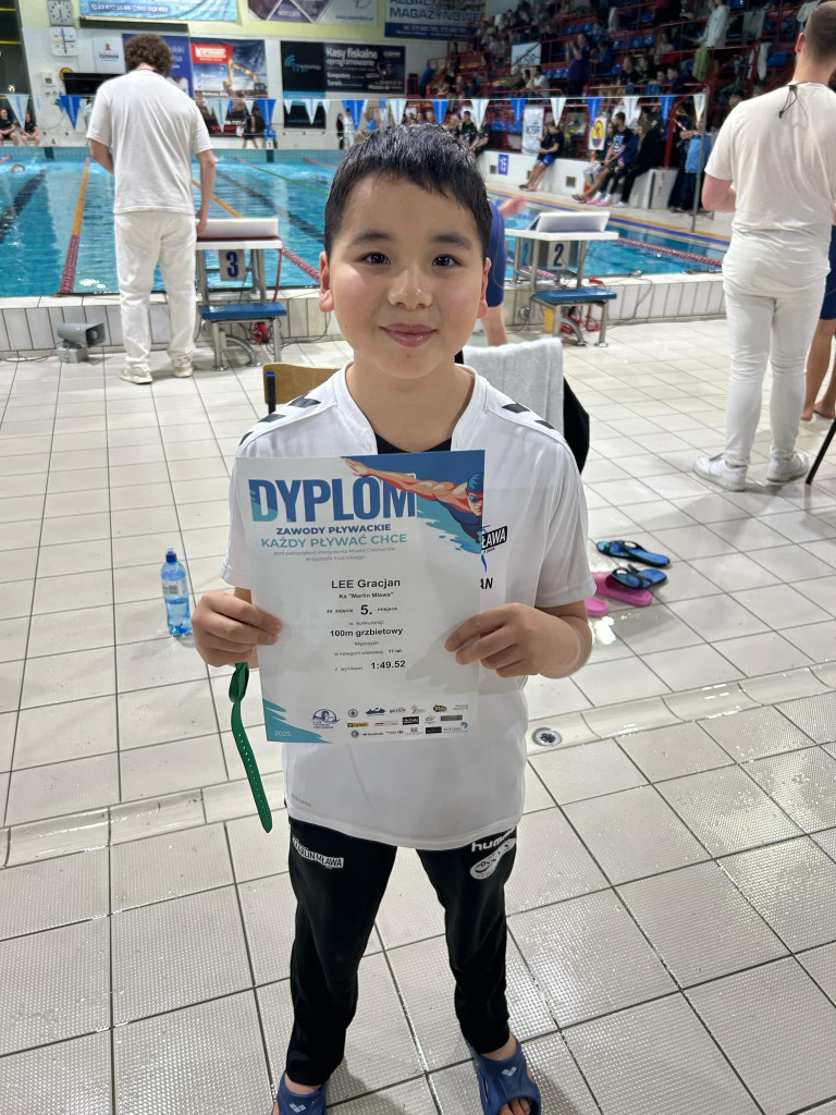 Medalowe łowy pływaków w Ciechanowie. Pięć krążków Daniiła
