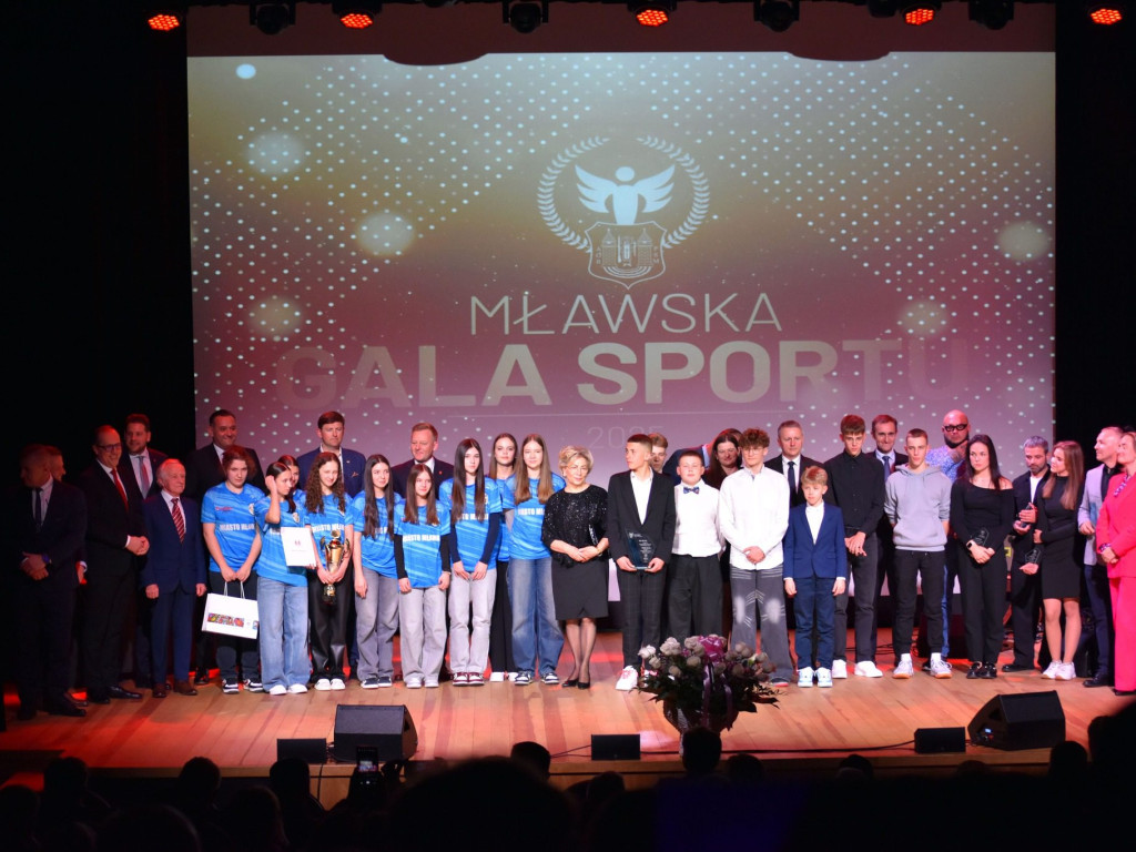 Mławska Gala Sportu 2025: Uroczyste uhonorowanie sportowców [ZDJĘCIA]