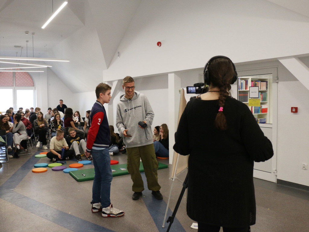 Raper Mikser z warsztatami w mławskich szkołach