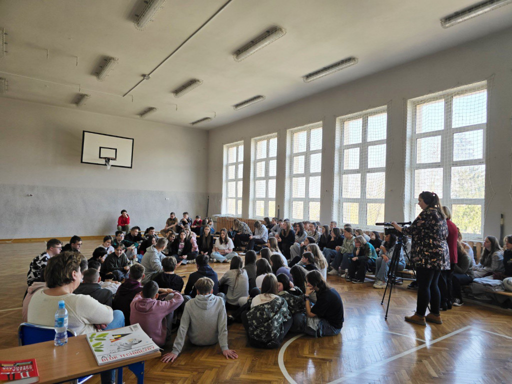 Raper Mikser z warsztatami w mławskich szkołach