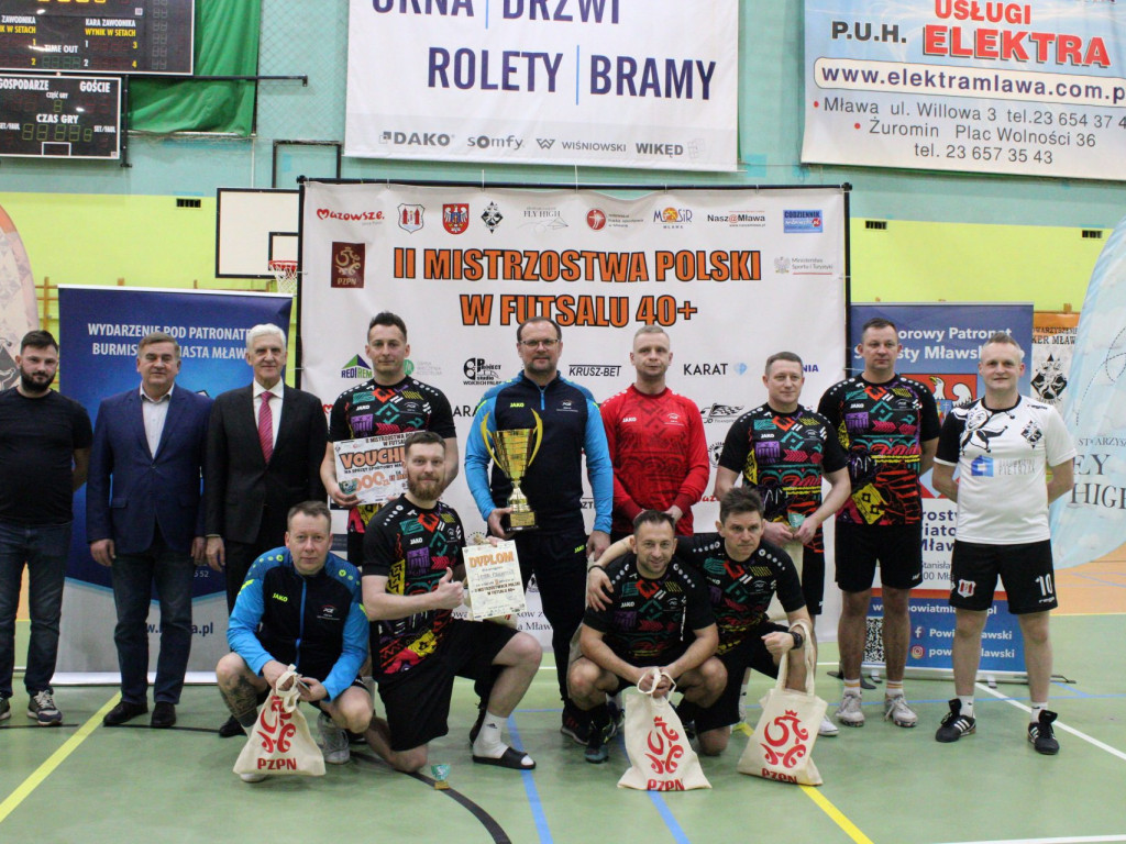 Złoty kolor Jokera.  Mistrzostwa Polski czterdziestolatków