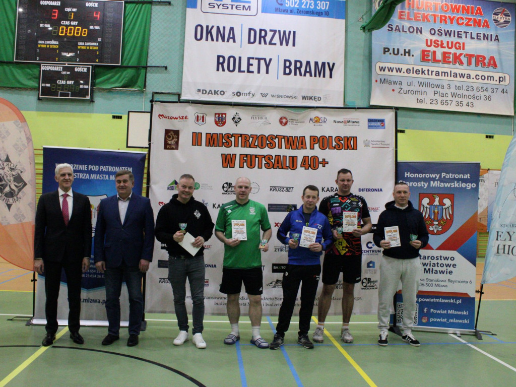 Złoty kolor Jokera.  Mistrzostwa Polski czterdziestolatków