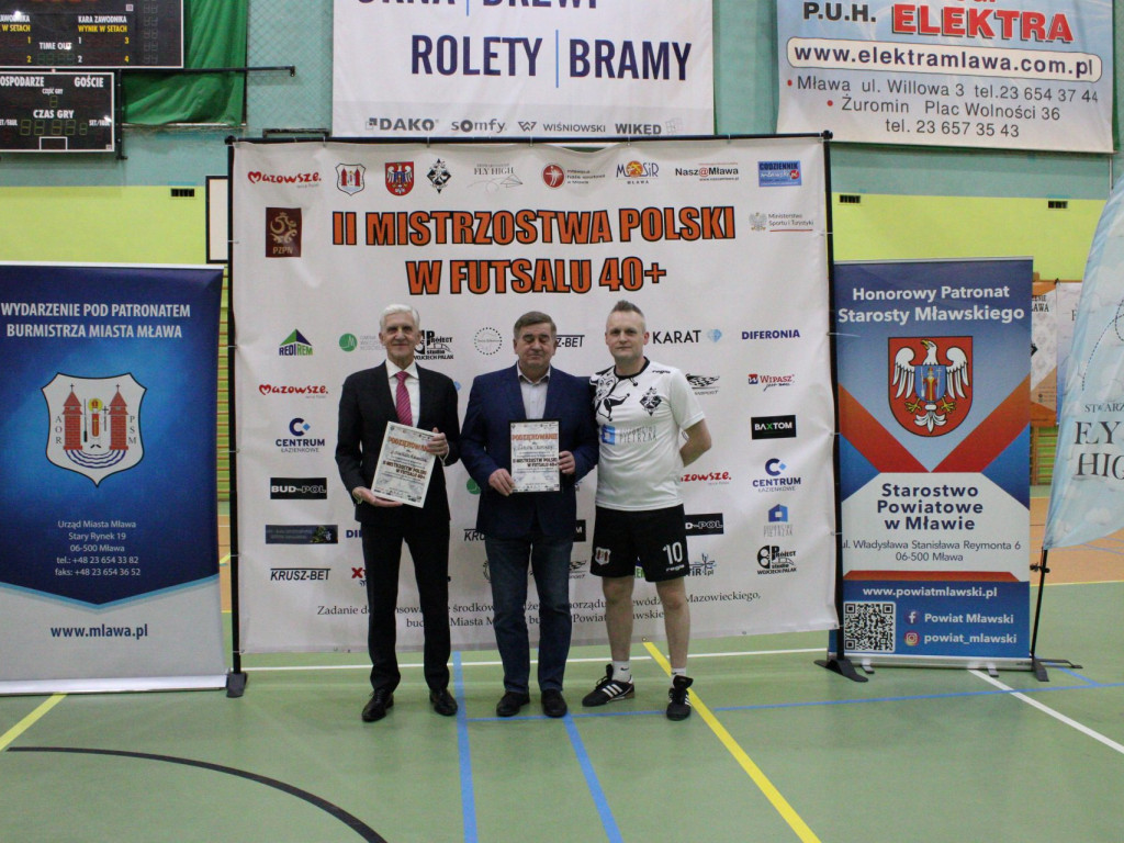 Złoty kolor Jokera.  Mistrzostwa Polski czterdziestolatków