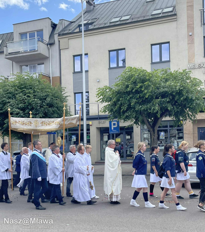 Procesje Bożego Ciała w Mławie