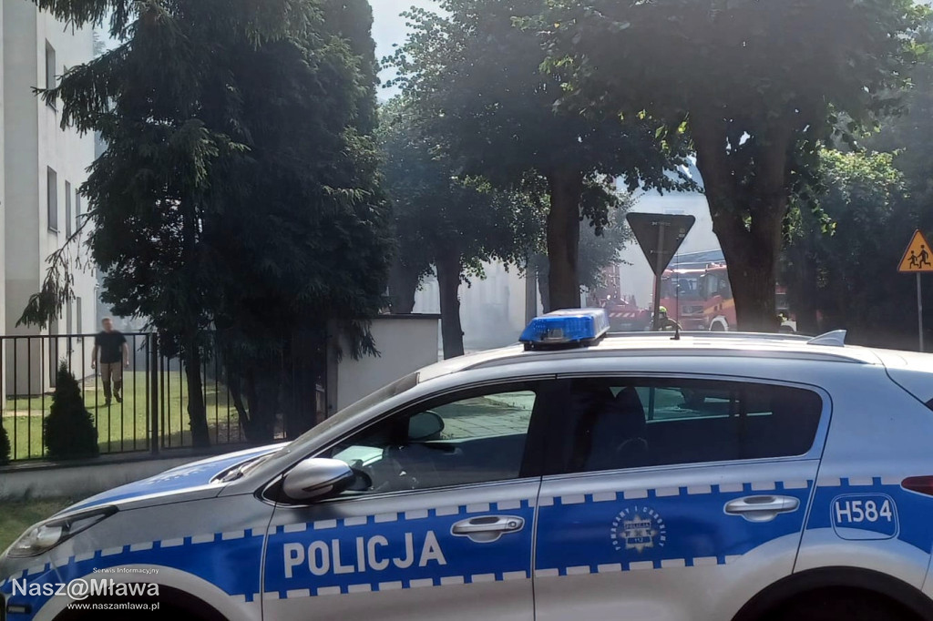 Mławska policja informuje o skutkach pożaru kamienicy przy ulicy Słowackiego
