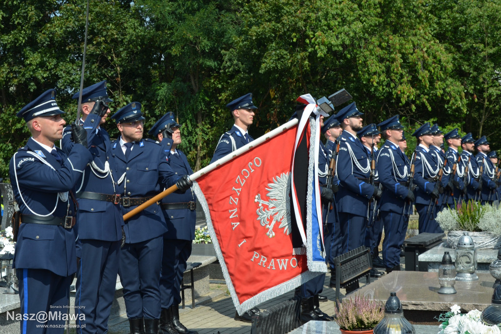 Pożegnanie mławskiego policjanta