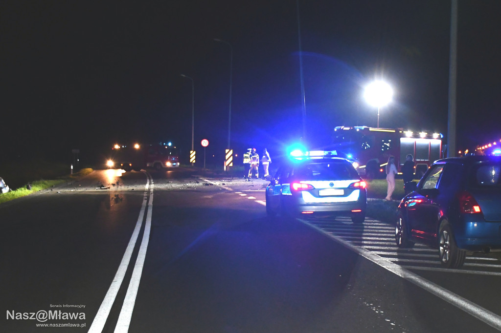 3 osoby poszkodowane. Wypadek na drodze wojewódzkiej