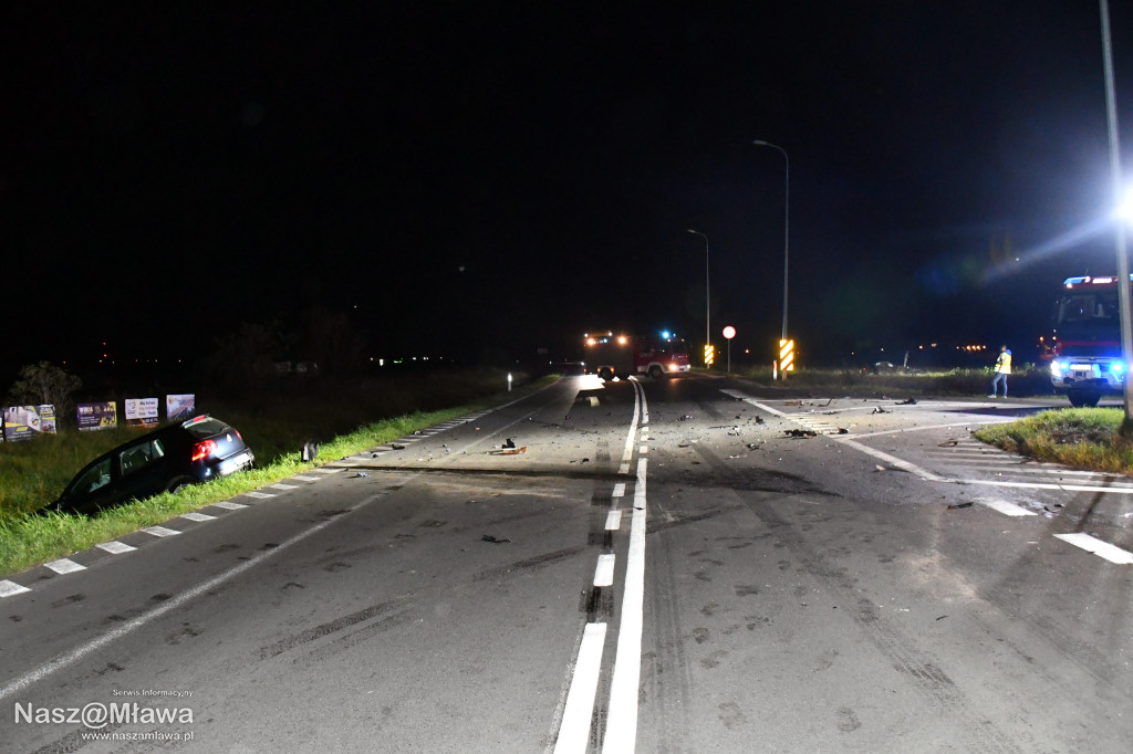 3 osoby poszkodowane. Wypadek na drodze wojewódzkiej