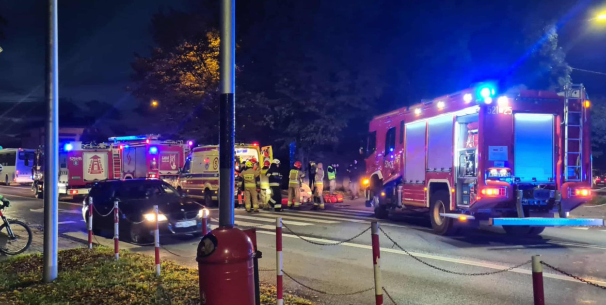  Autobus potrącił mężczyznę na hulajnodze