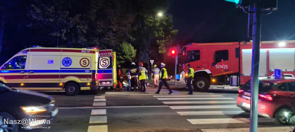  Autobus potrącił mężczyznę na hulajnodze