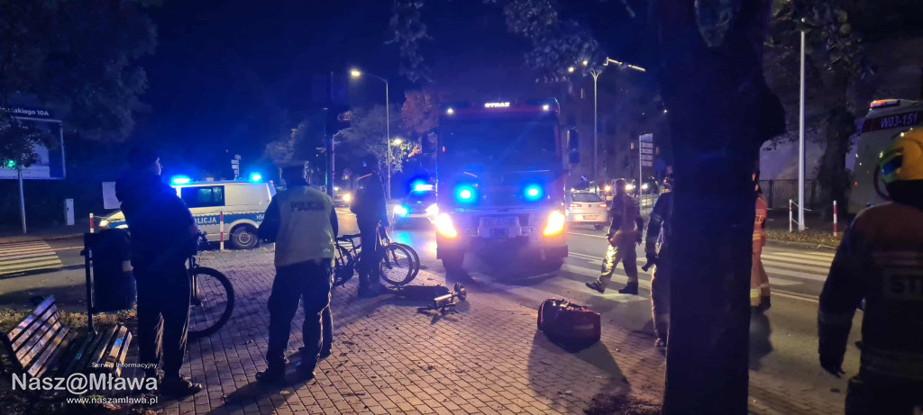  Autobus potrącił mężczyznę na hulajnodze