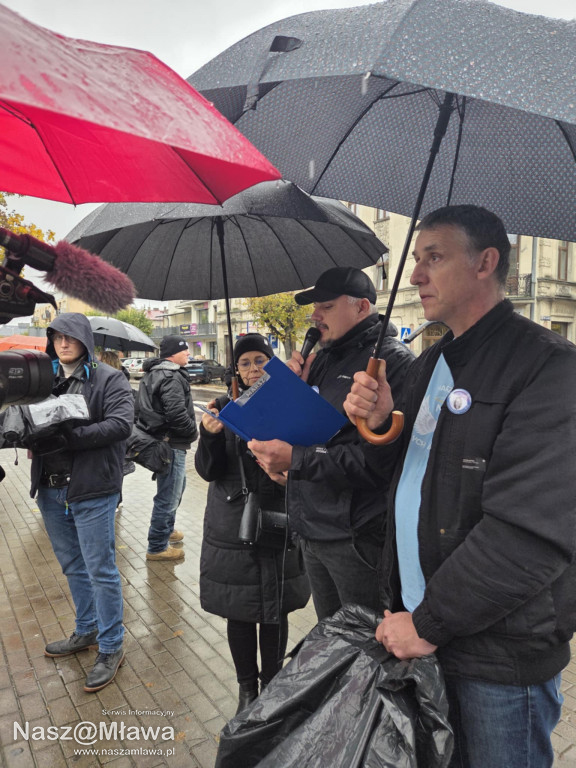 Nawet niebo płakało podczas Marszu Białych Aniołów w Mławie pamięci Mai Kowalskiej