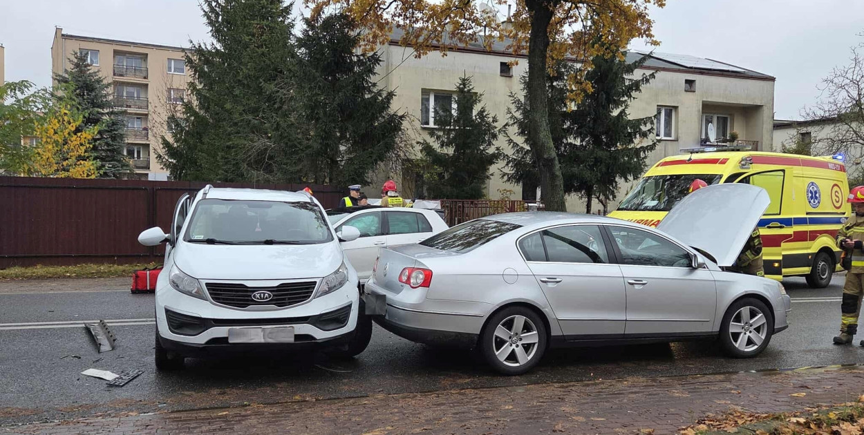 Karambol na Piłsudskiego w Mławie