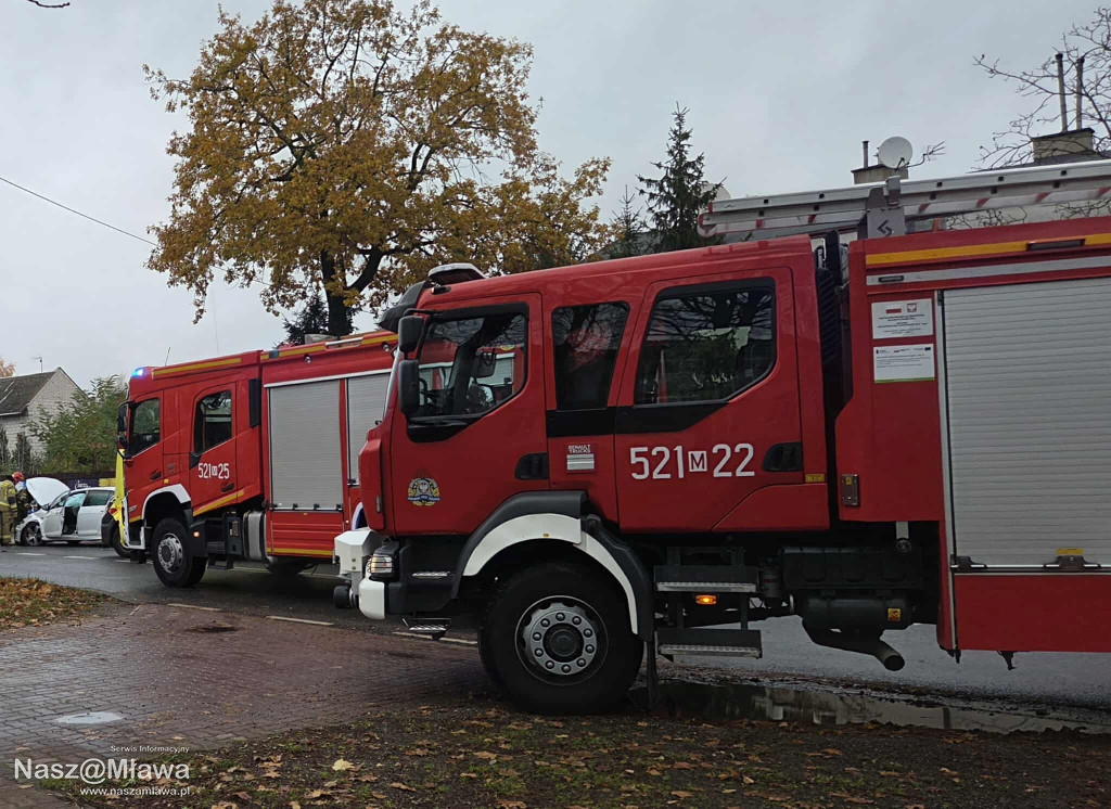 Karambol na Piłsudskiego w Mławie