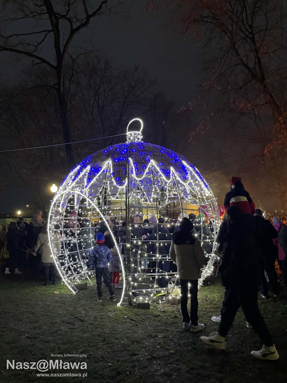 Mikołajki w mławskim parku fotorelacja