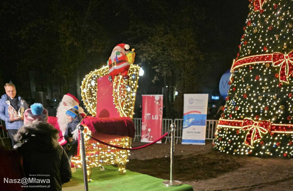 Mikołajki w mławskim parku fotorelacja