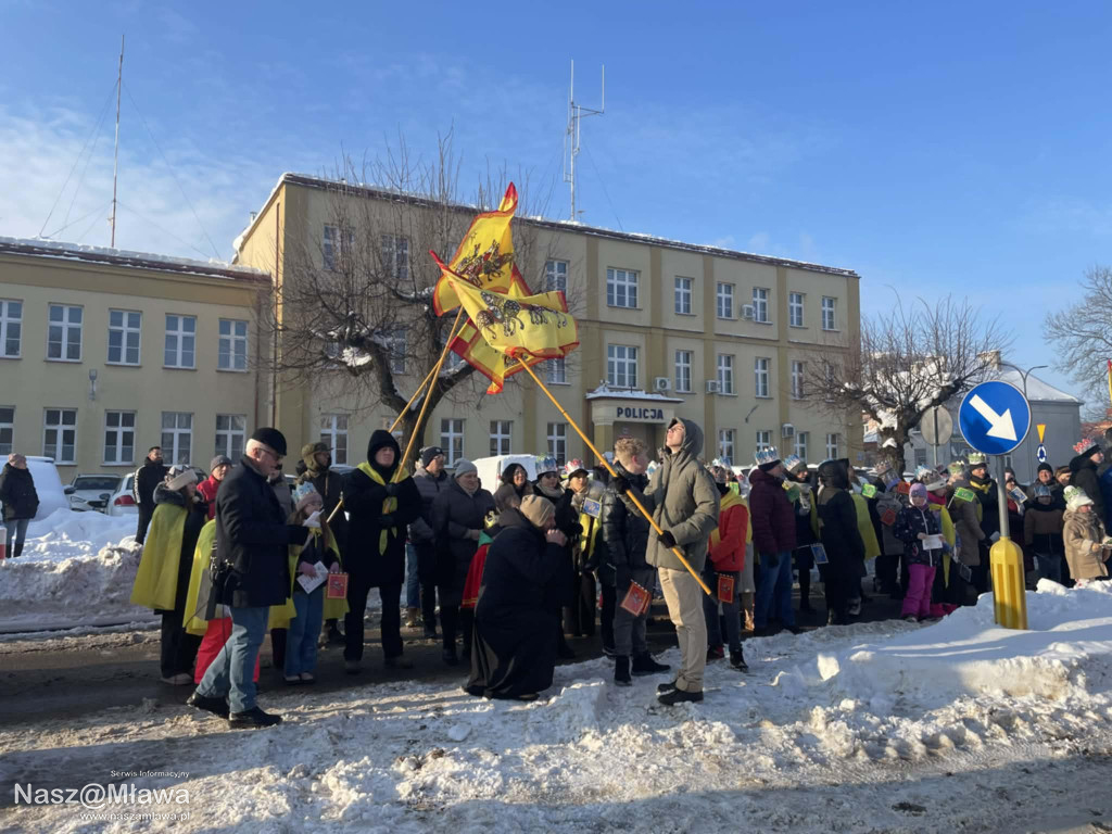 Orszak Trzech Króli przeszedł ulicami Mławy