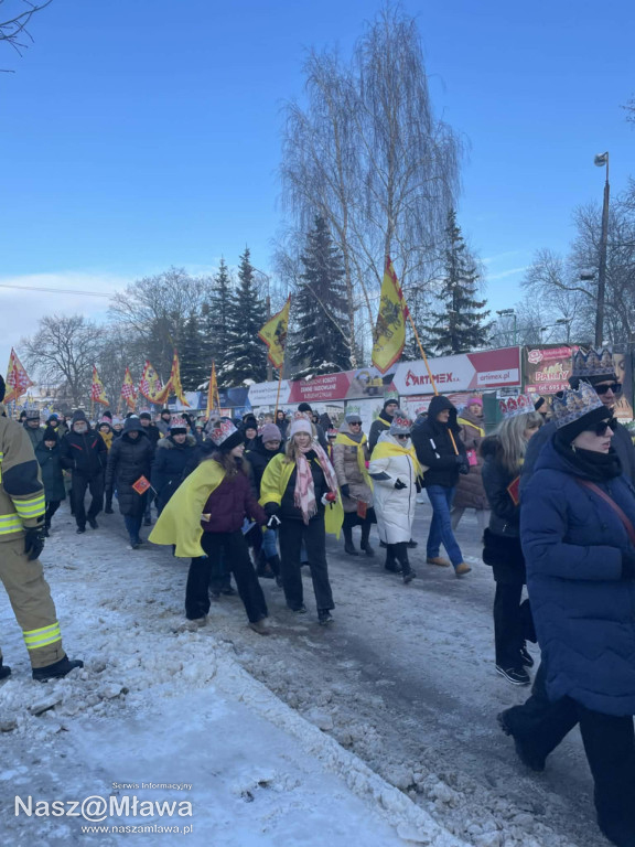 Orszak Trzech Króli przeszedł ulicami Mławy