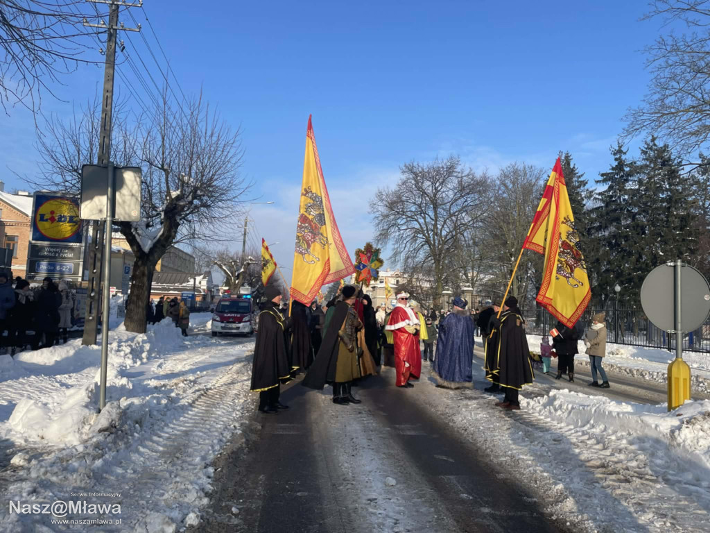 Orszak Trzech Króli przeszedł ulicami Mławy
