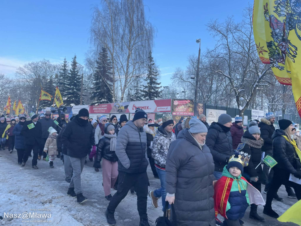 Orszak Trzech Króli przeszedł ulicami Mławy