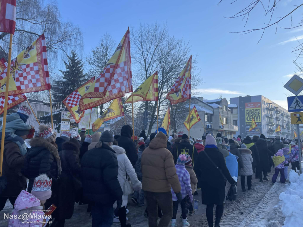 Orszak Trzech Króli przeszedł ulicami Mławy