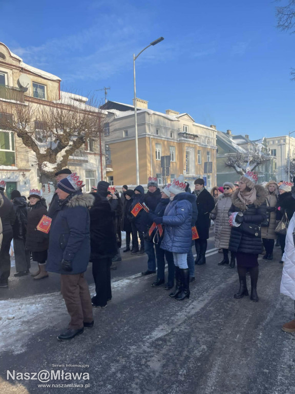 Orszak Trzech Króli przeszedł ulicami Mławy
