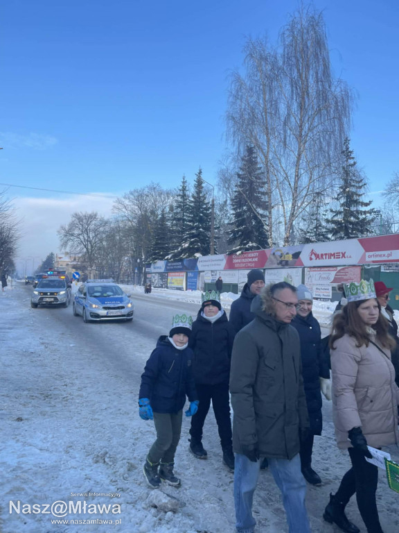 Orszak Trzech Króli przeszedł ulicami Mławy