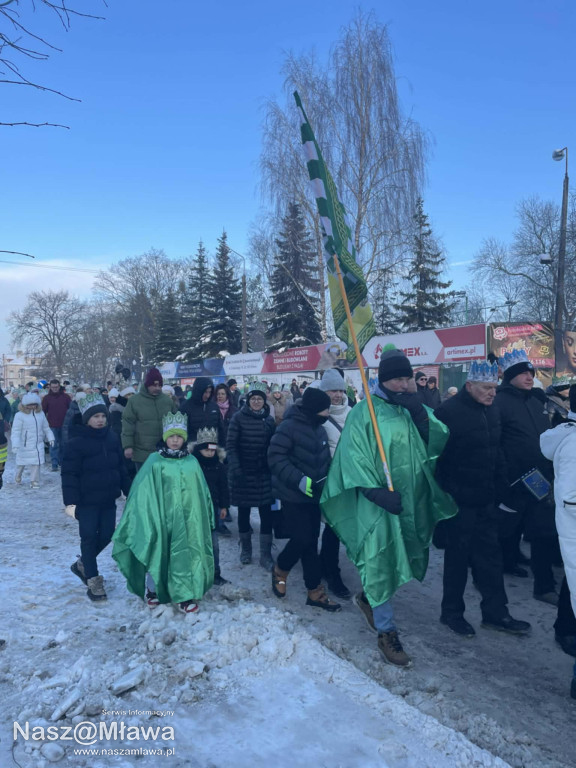 Orszak Trzech Króli przeszedł ulicami Mławy