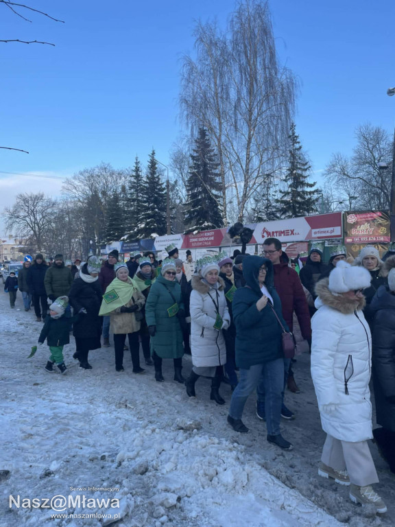 Orszak Trzech Króli przeszedł ulicami Mławy