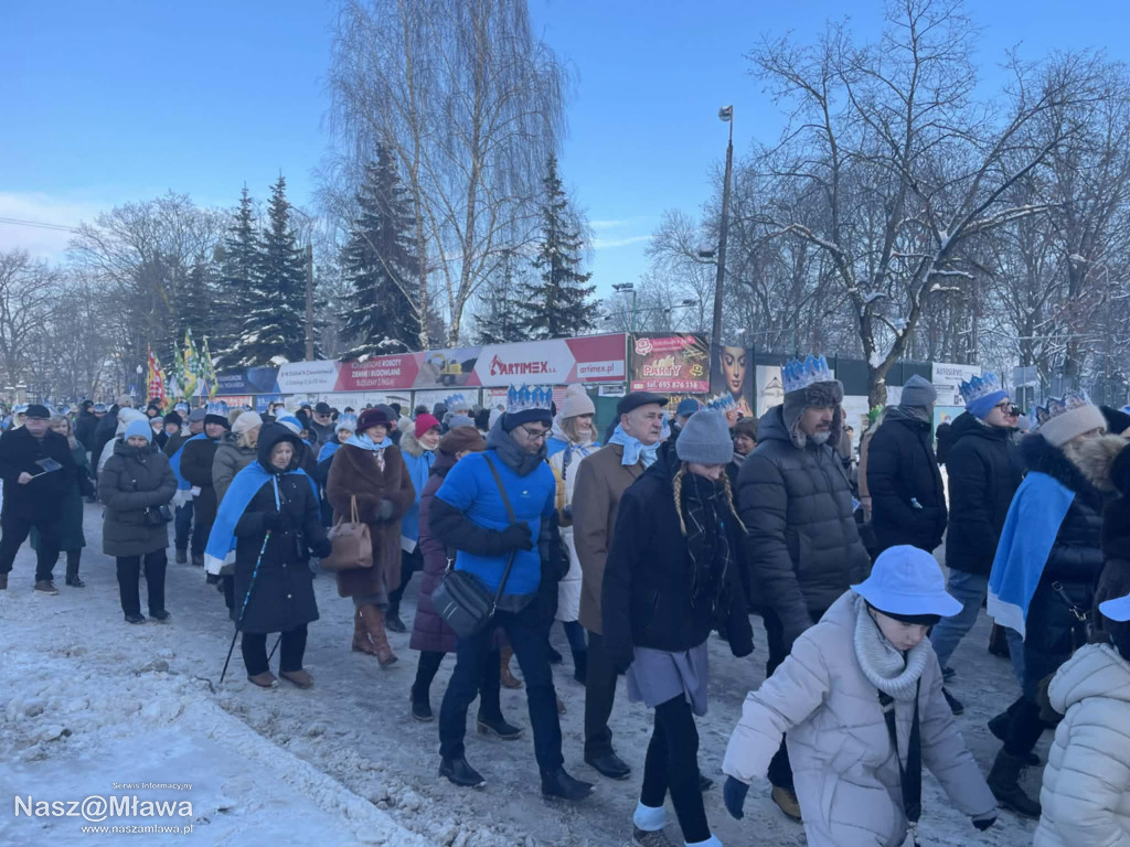 Orszak Trzech Króli przeszedł ulicami Mławy