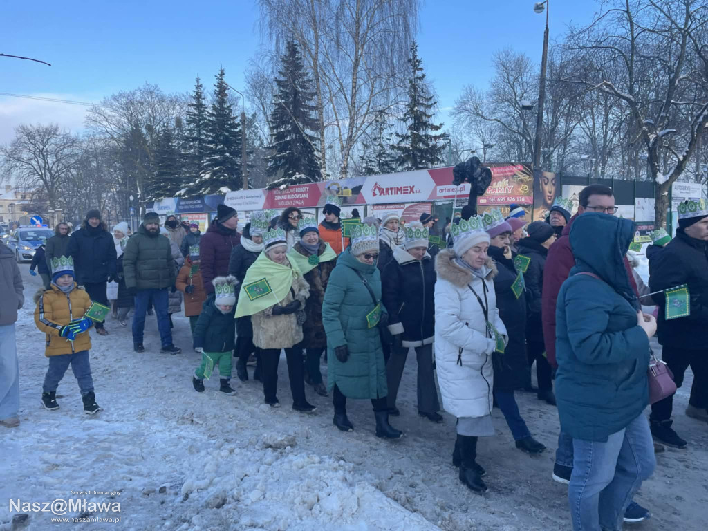 Orszak Trzech Króli przeszedł ulicami Mławy