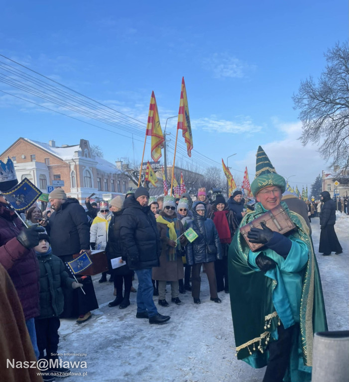 Orszak Trzech Króli przeszedł ulicami Mławy