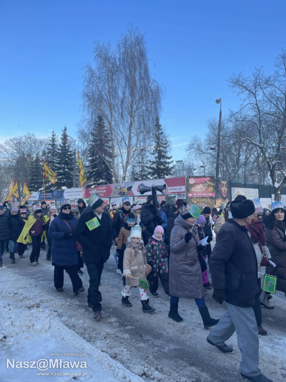 Orszak Trzech Króli przeszedł ulicami Mławy