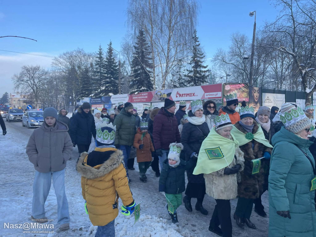 Orszak Trzech Króli przeszedł ulicami Mławy