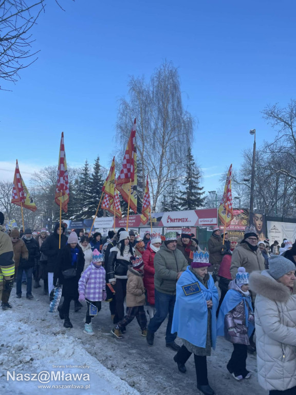 Orszak Trzech Króli przeszedł ulicami Mławy