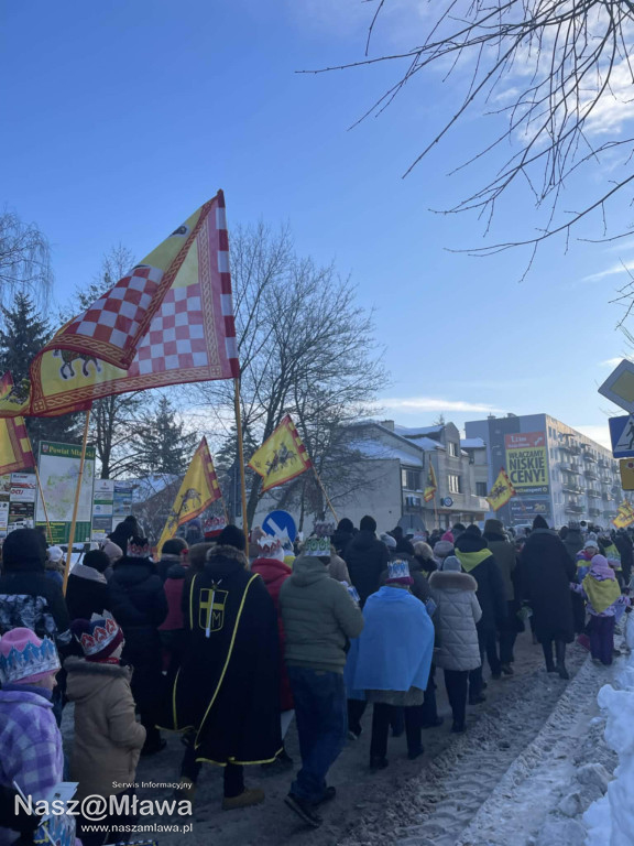 Orszak Trzech Króli przeszedł ulicami Mławy