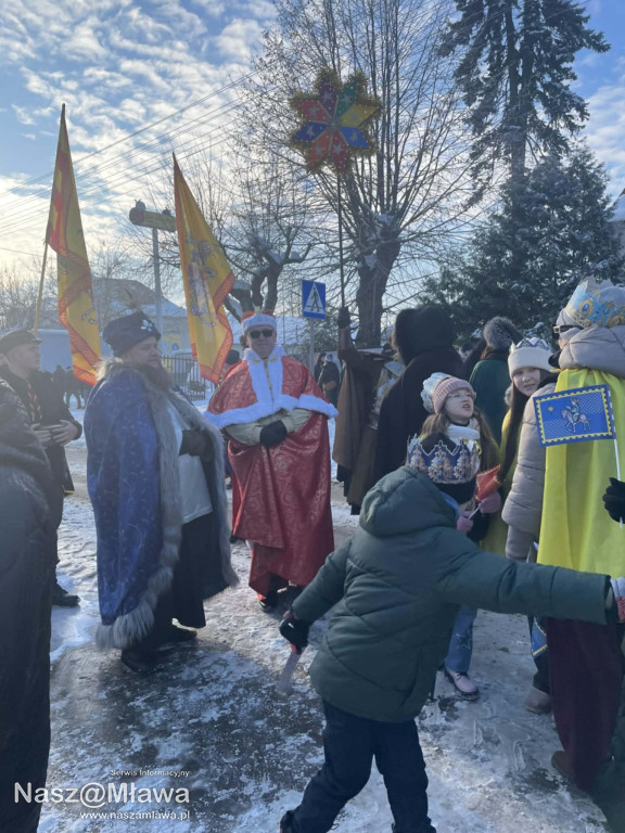 Orszak Trzech Króli przeszedł ulicami Mławy