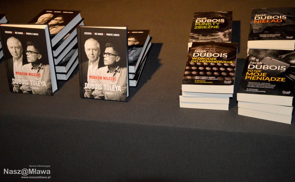 „Mogłem milczeć” – szczera rozmowa z Jackiem Duboisem i Igorem Tuleyą w Mławie