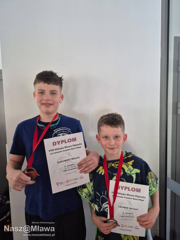 Elbląska wiosna - pływanie