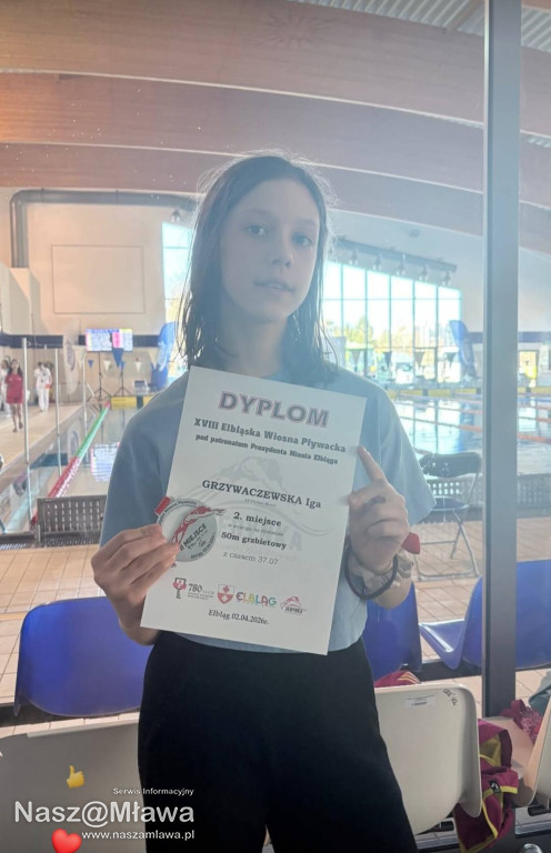 Elbląska wiosna - pływanie