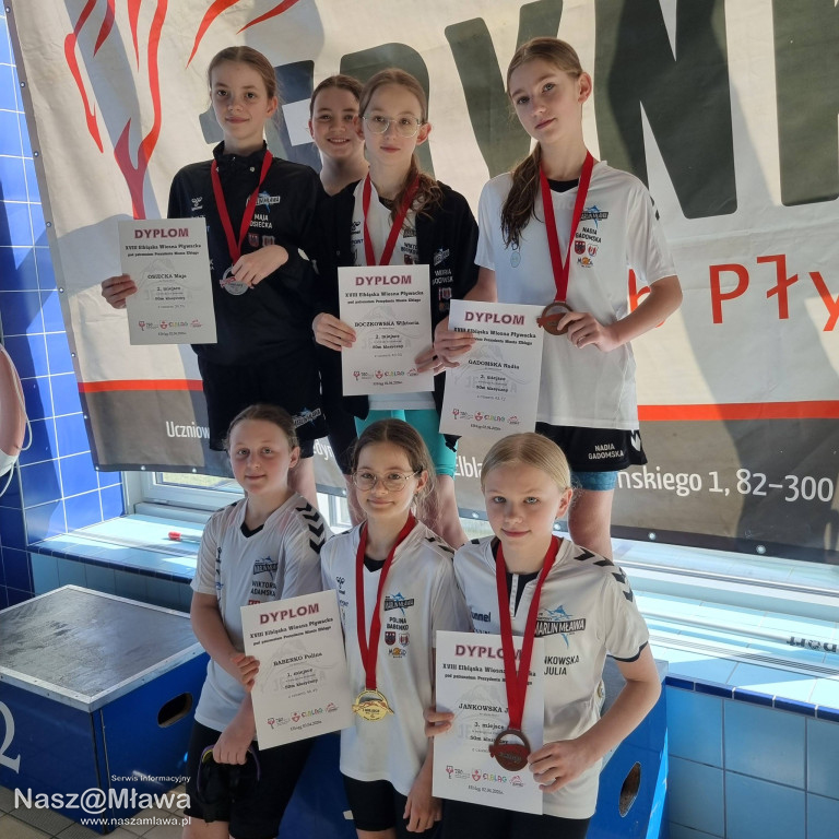 Elbląska wiosna - pływanie