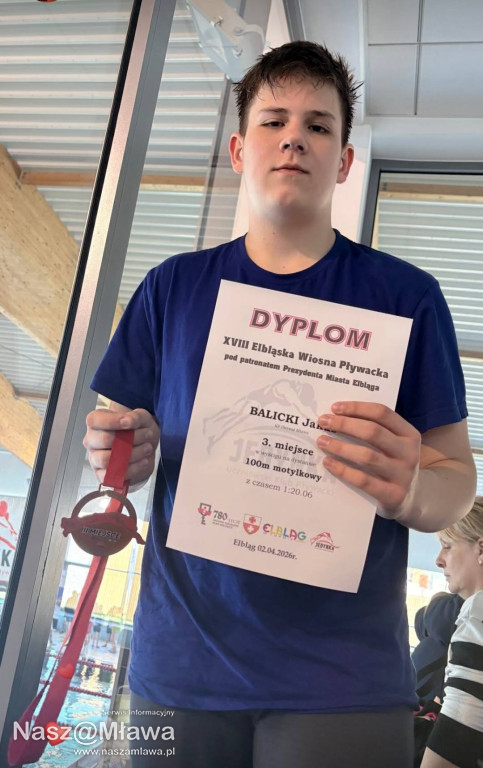 Elbląska wiosna - pływanie