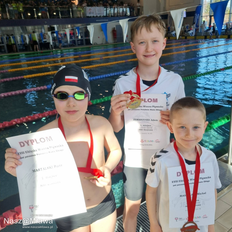 Elbląska wiosna - pływanie
