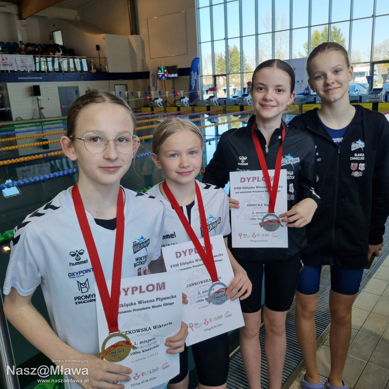 Elbląska wiosna - pływanie