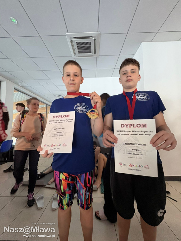 Elbląska wiosna - pływanie