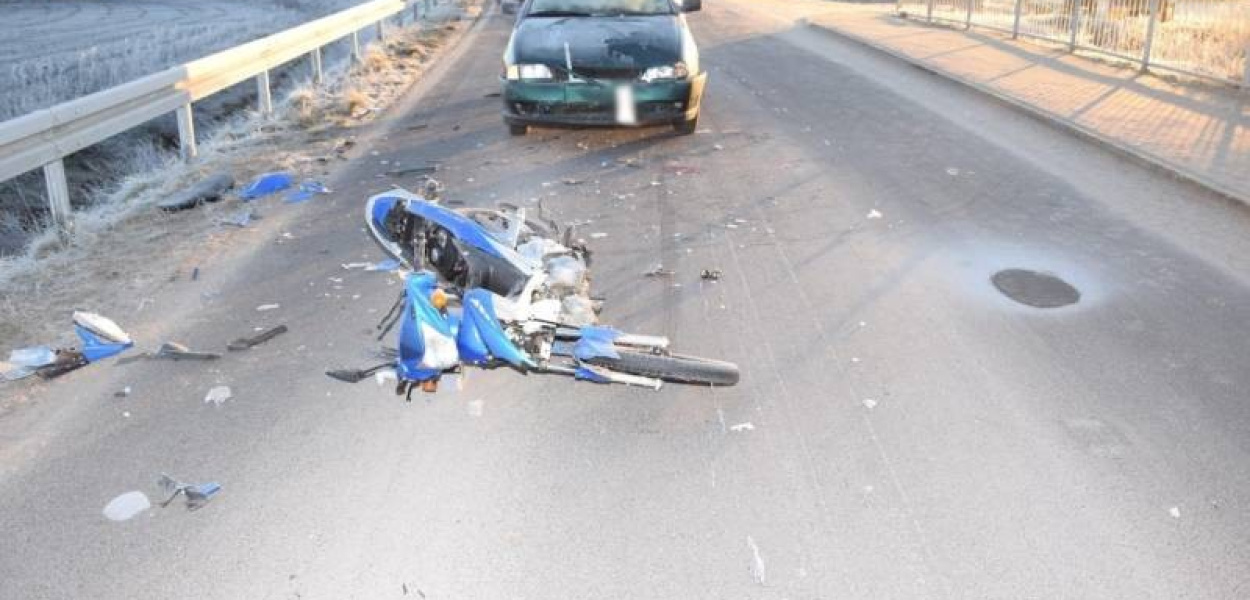 Iłowo-Osada: uderzył seatem w motorower