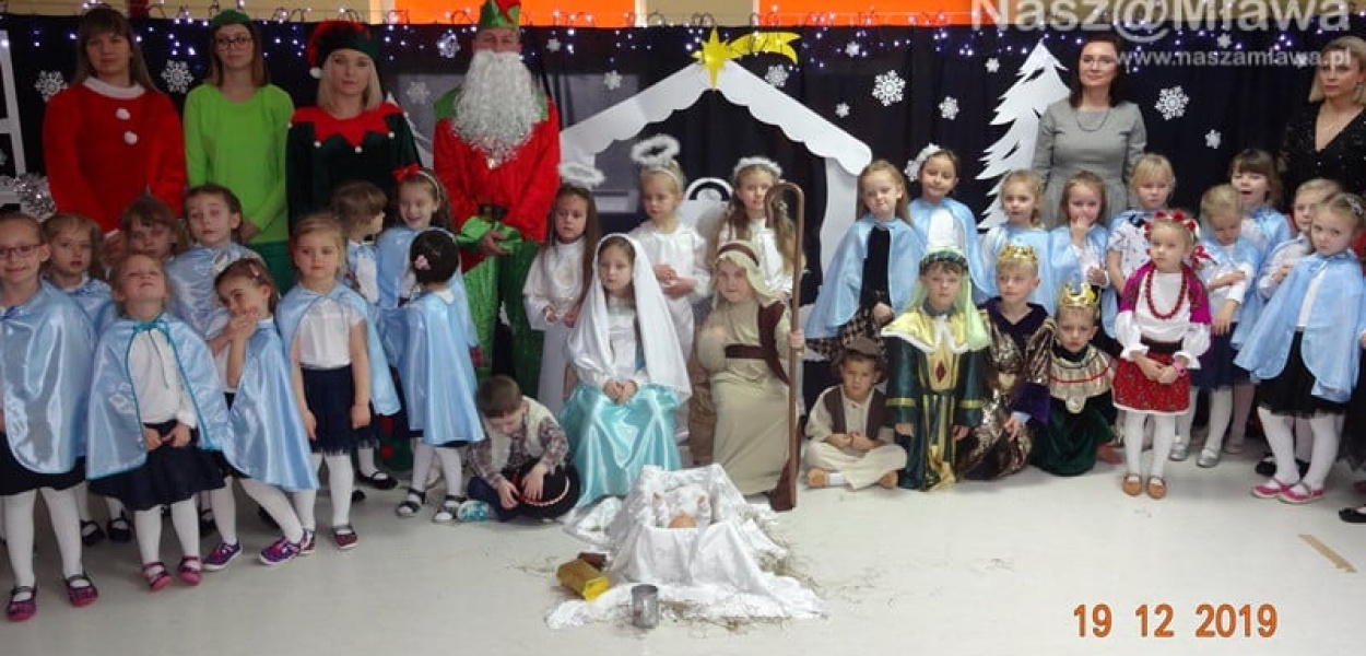 Bajka Wigilijna w przedszkolu w "Jedynce"
