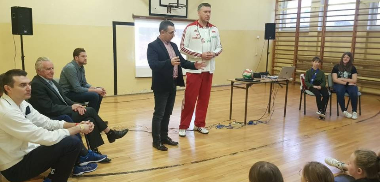 Reprezentant polskiej kadry w mławskiej szkole